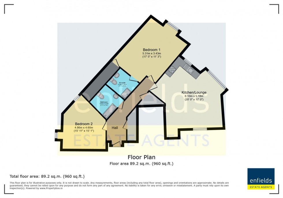 Floorplan for Birds Hill Road, Poole