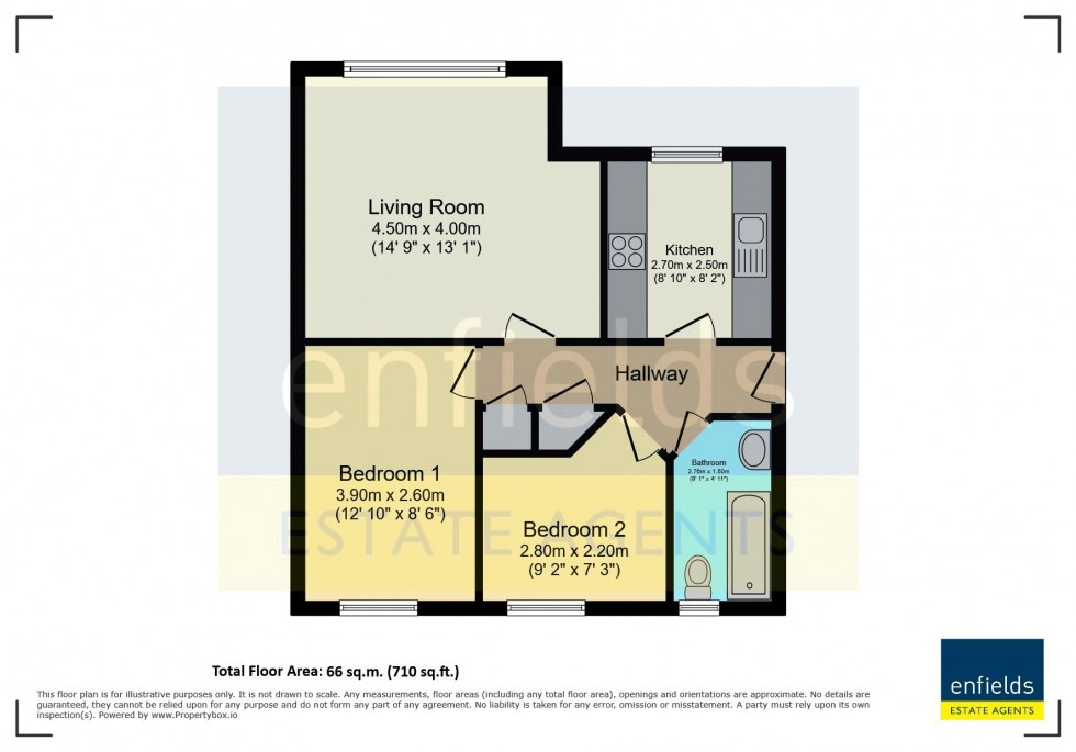 Floorplan for Wessex Gate, Malmesbury Park Road, Bournemouth