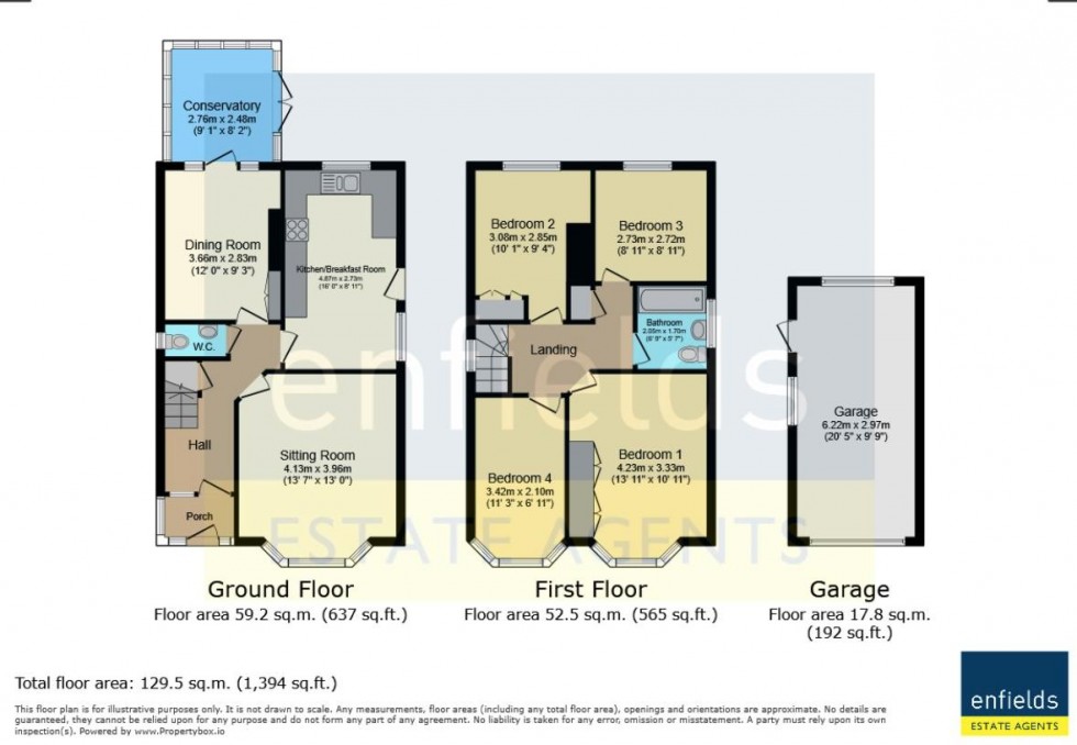 Floorplan for Norton Road, Bournemouth