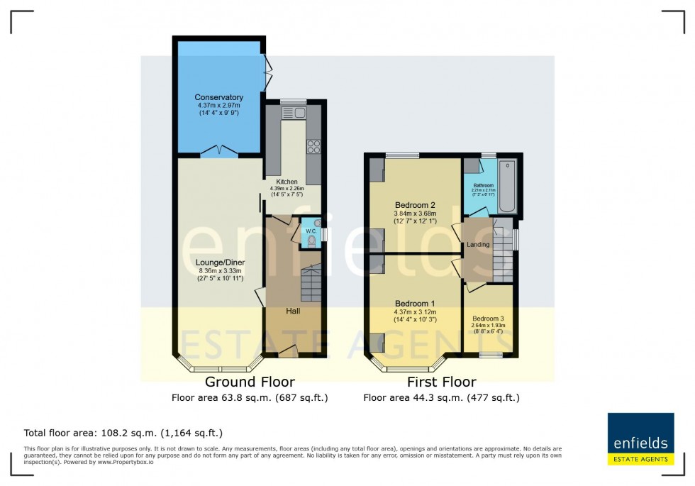 Floorplan for Edgehill Road, Bournemouth