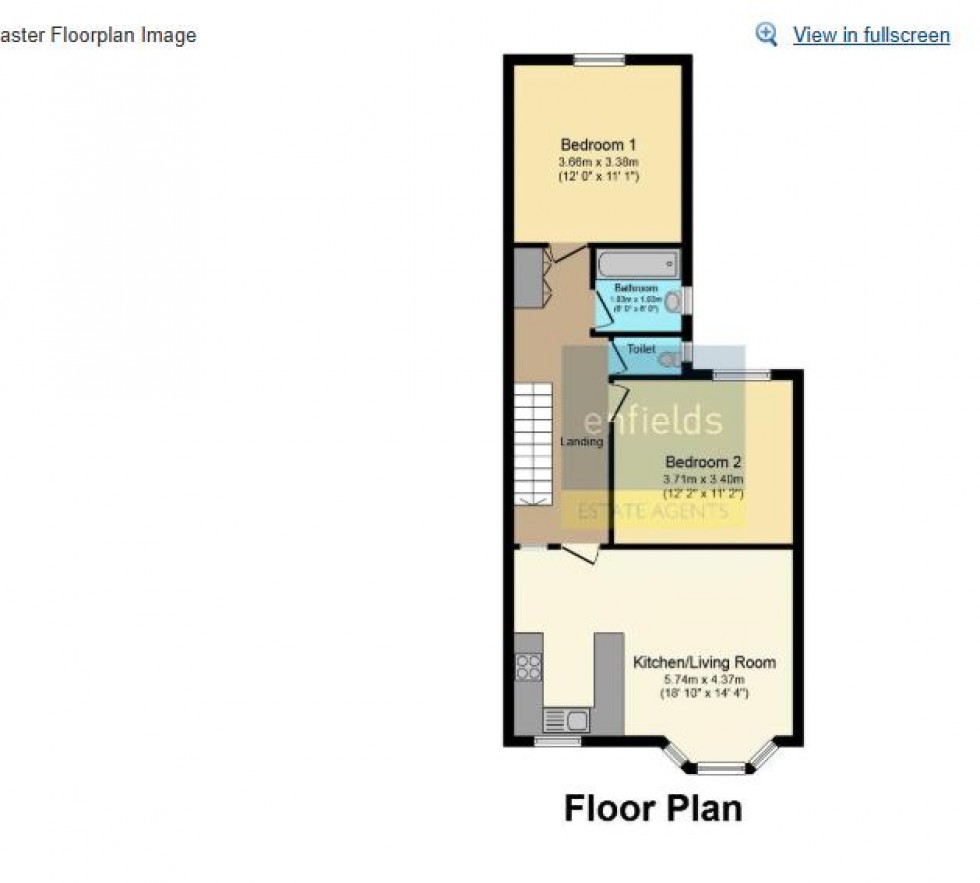 Floorplan for Stanfield Road, Winton