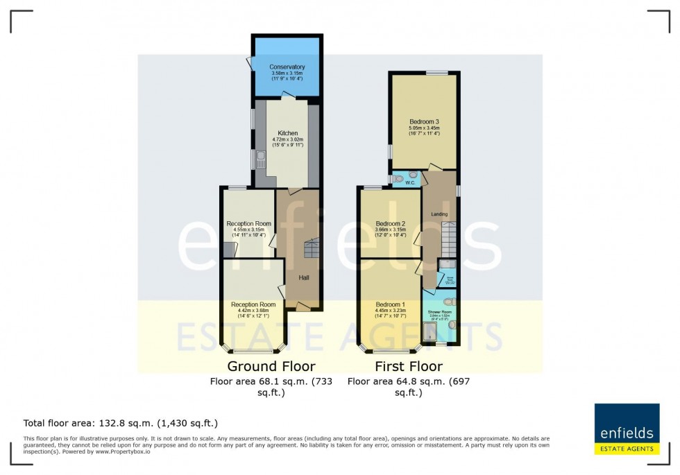 Floorplan for Osborne Road, Bournemouth