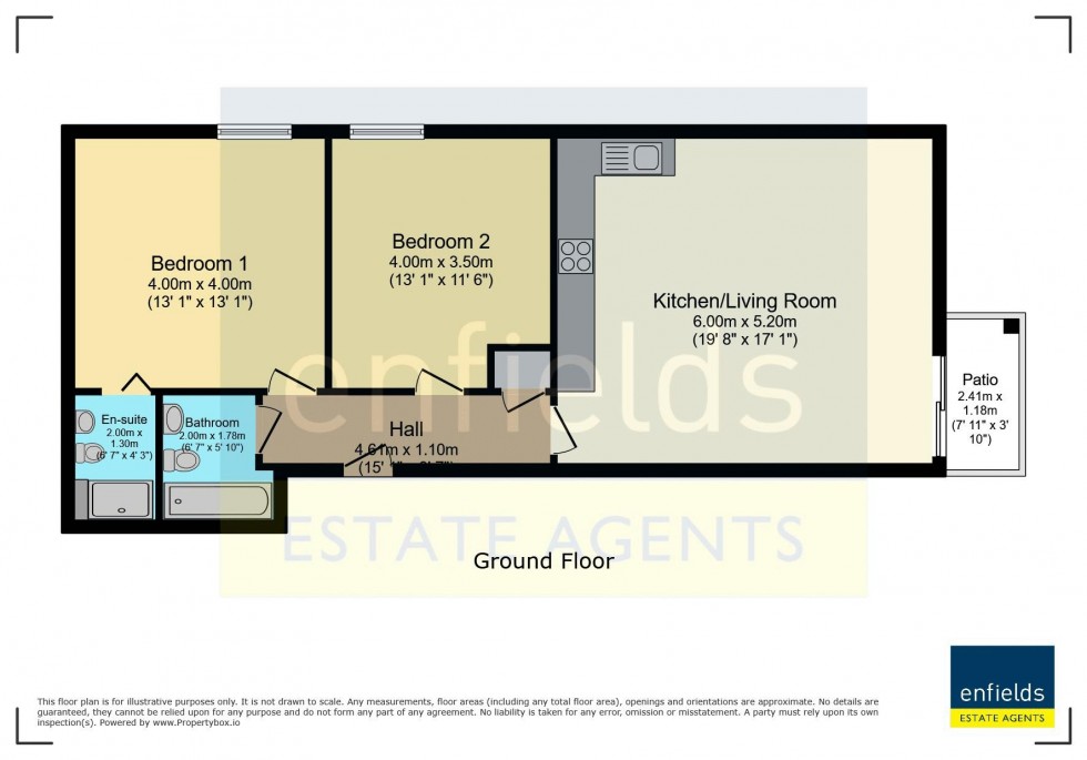 Floorplan for Dudsbury Road, Ferndown