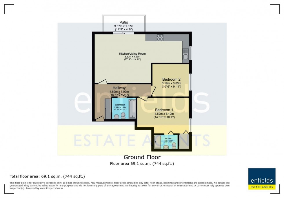 Floorplan for Dudsbury Road, Ferndown