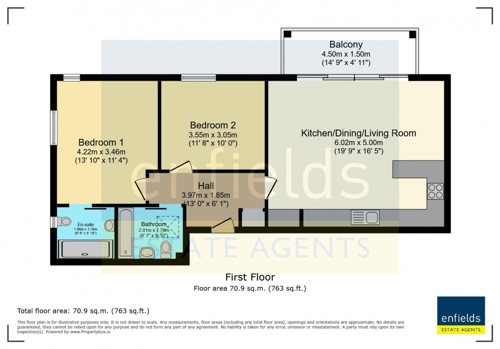 Floorplan for Dudsbury Road, Ferndown