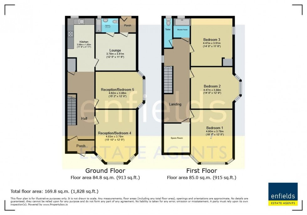 Floorplan for Stanfield Road, Winton