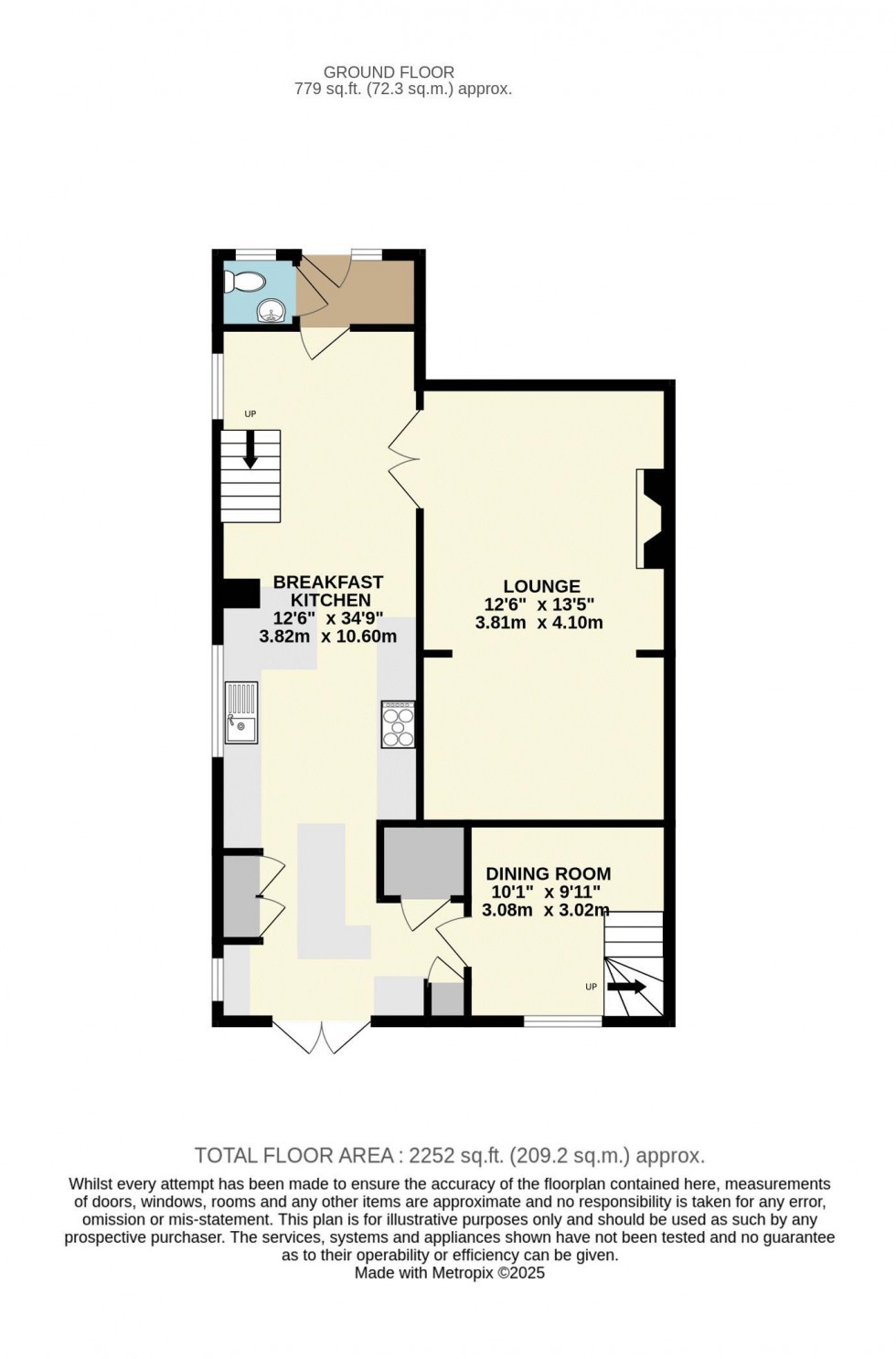 Floorplan for Barnsley Road, Marr