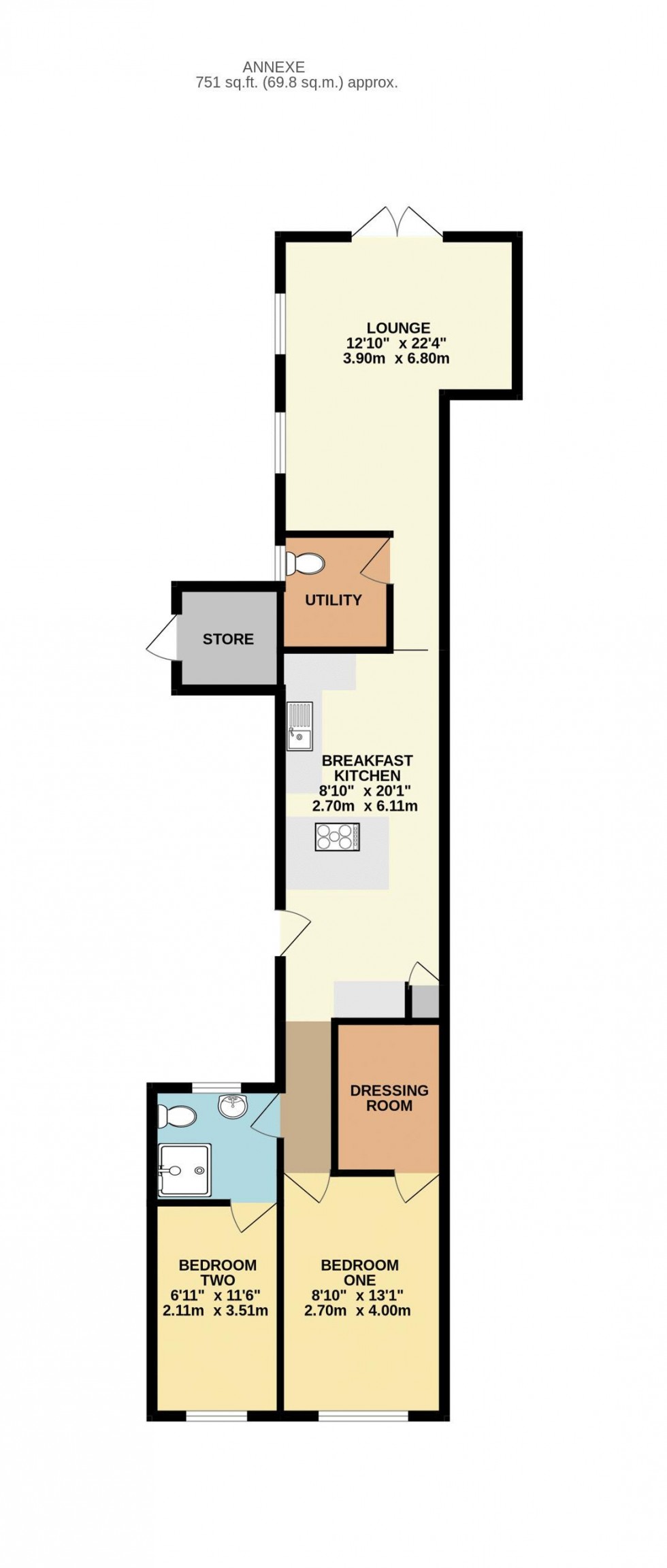 Floorplan for Barnsley Road, Marr