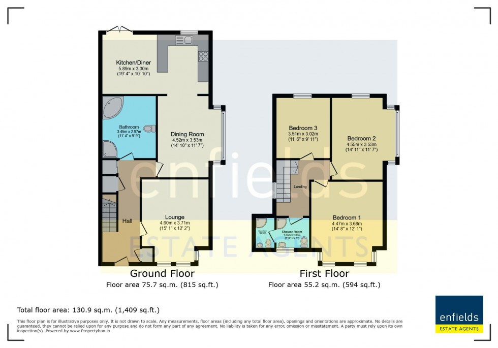 Floorplan for Bengal Road, Bournemouth