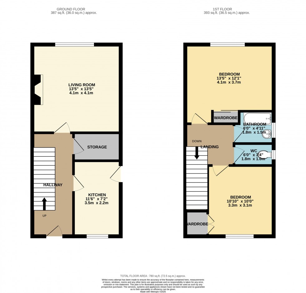 Floorplan for Dean Street, Ilkley