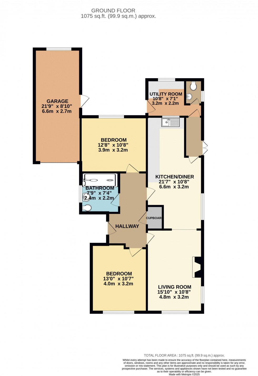 Floorplan for Woodhall Road, Pudsey