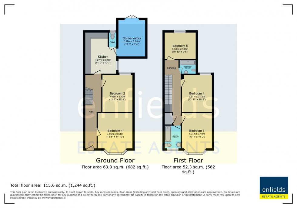 Floorplan for Iris Road, Winton