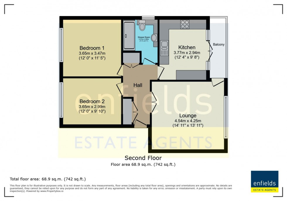 Floorplan for Highland Road, Poole