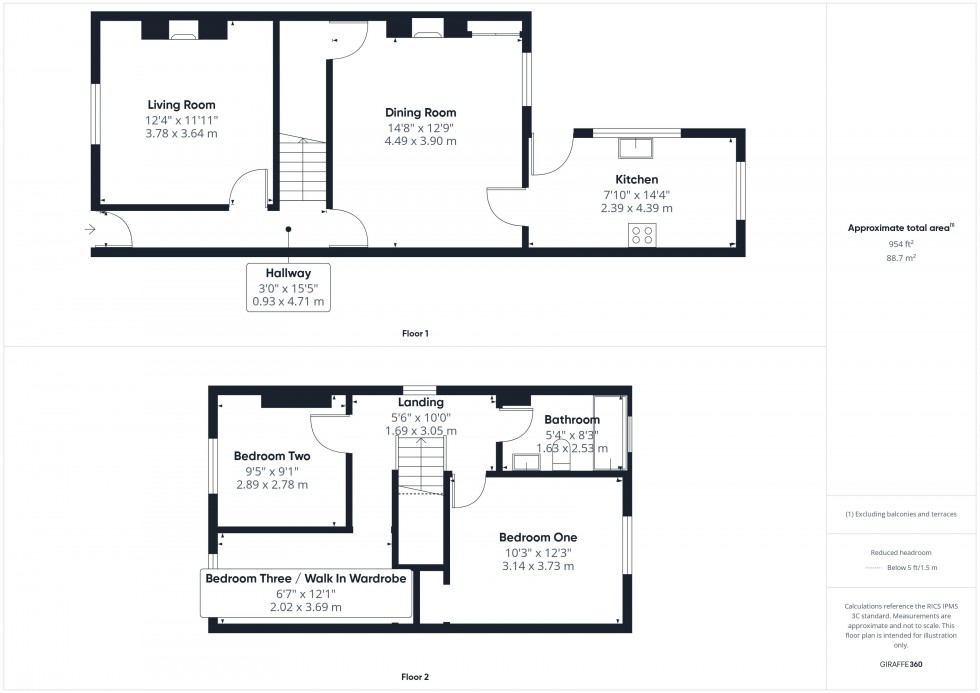 Floorplan for Halfpenny Lane, Pontefract