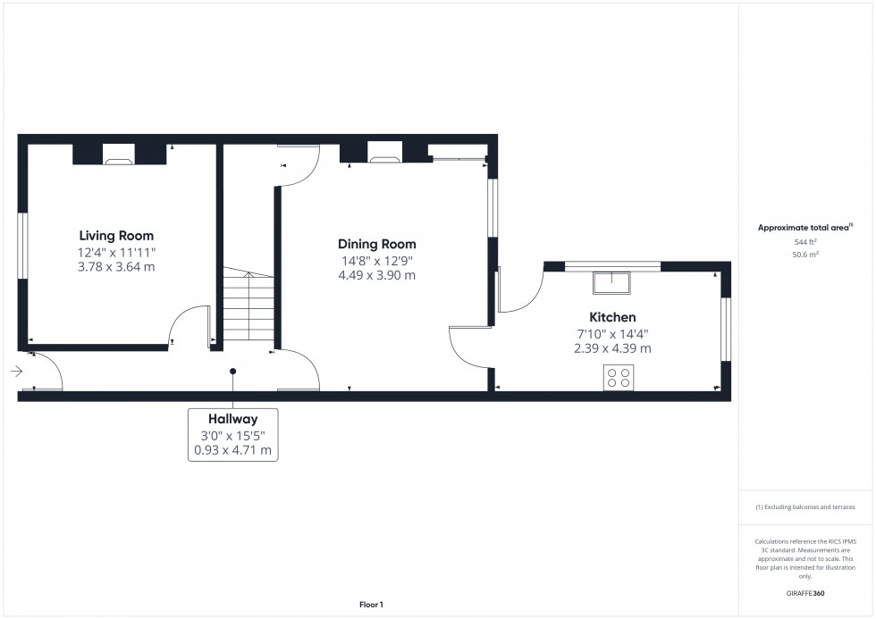 Floorplan for Halfpenny Lane, Pontefract