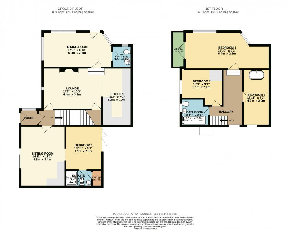 Floorplan for Calverley Bridge, Leeds