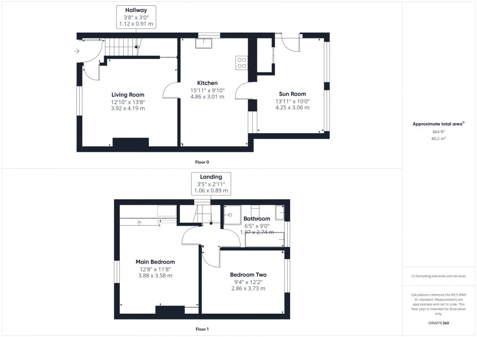 Floorplan for Kingsway, Pontefract