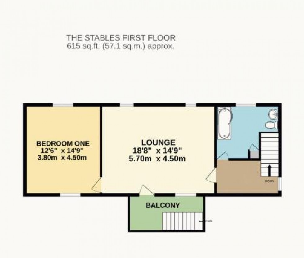 Floorplan for Carleton Road, Pontefract