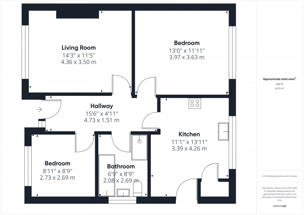 Floorplan for Sotheron Croft, Pontefract