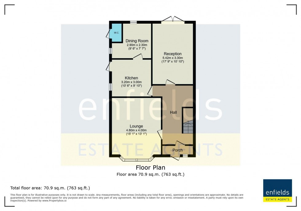 Floorplan for Firs Glen Road, Bournemouth