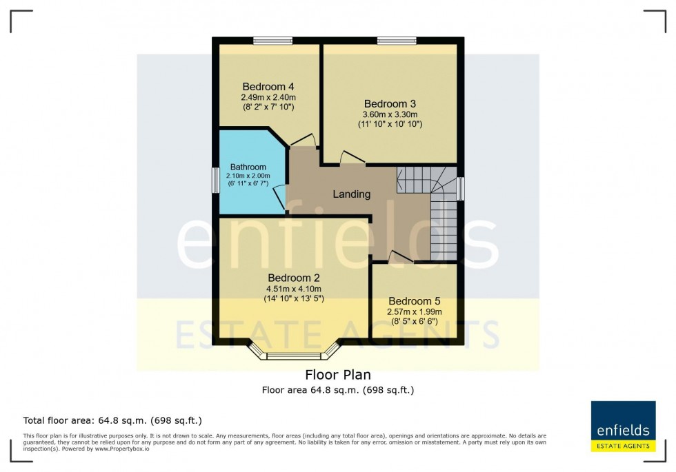 Floorplan for Firs Glen Road, Bournemouth