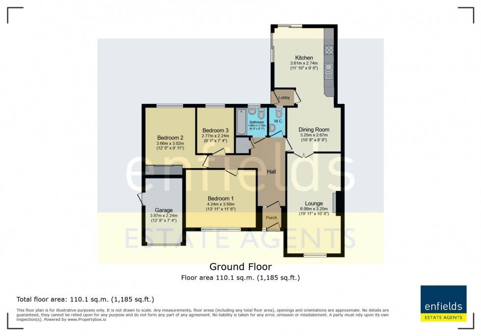 Floorplan for Heath Farm Close, Ferndown