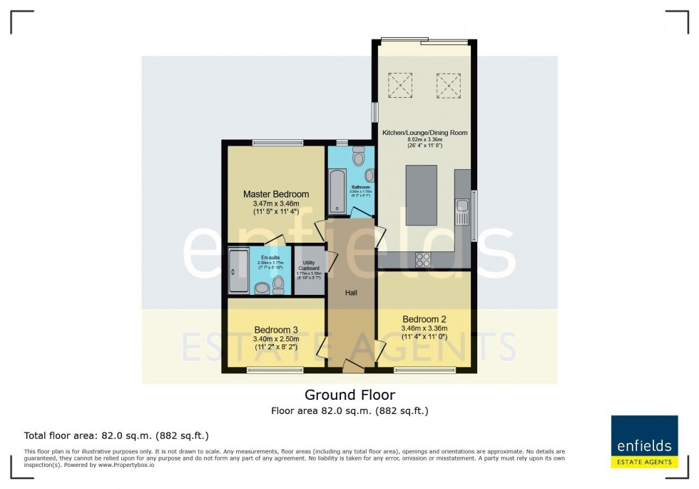 Floorplan for Barnes Road, Bournemouth
