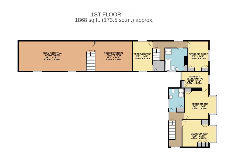 Floorplan for Water Lane, Pontefract