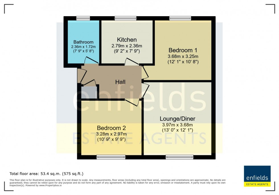 Floorplan for Harewood Court, 2a Harewood Avenue