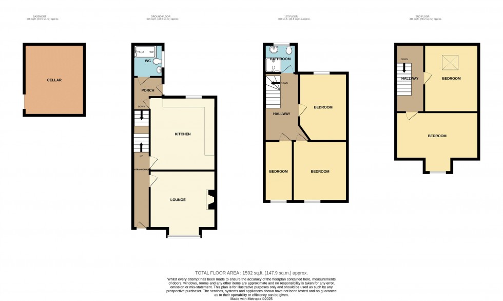 Floorplan for Low Lane, Horsforth