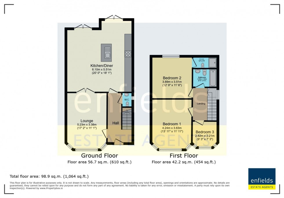 Floorplan for Huntvale Road, Bournemouth
