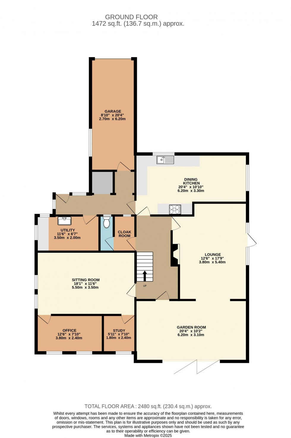 Floorplan for New Lane, Upton