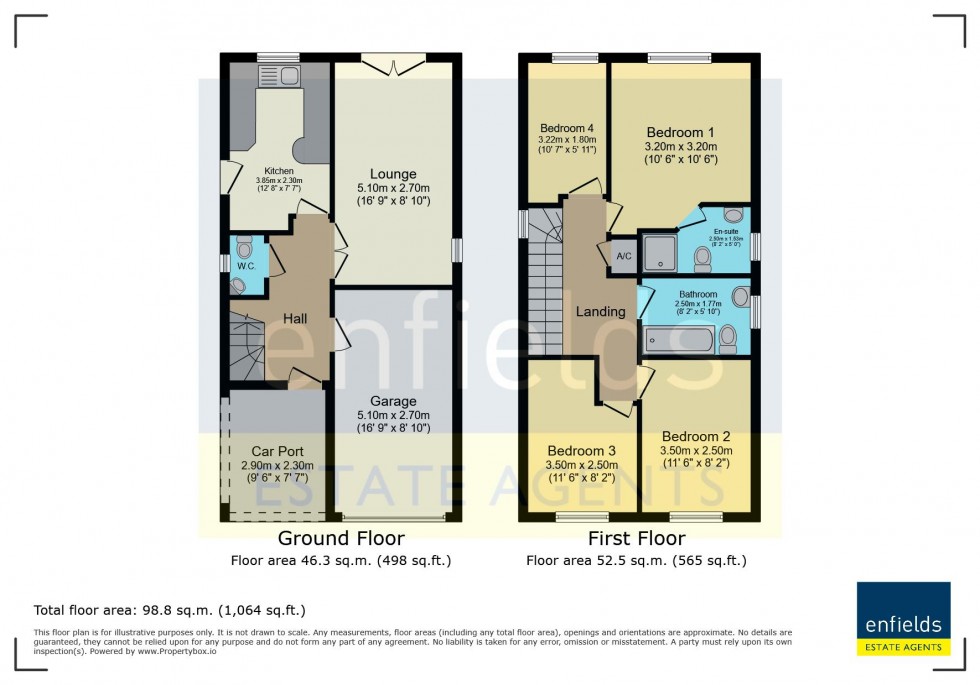 Floorplan for Phyldon Road, Poole