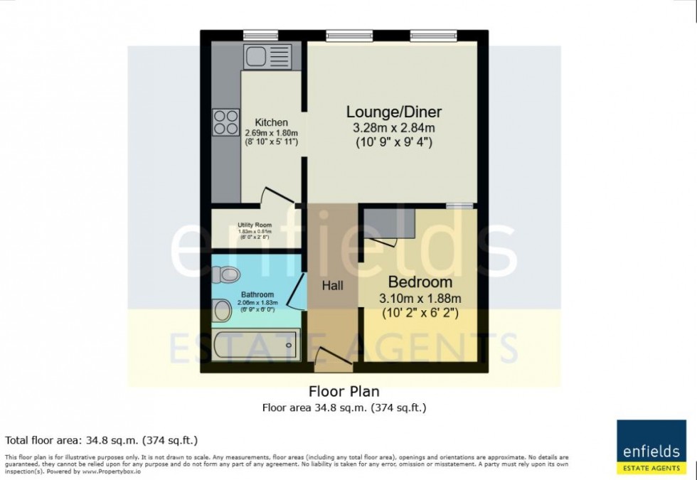 Floorplan for Hamilton Court, Wellington Road