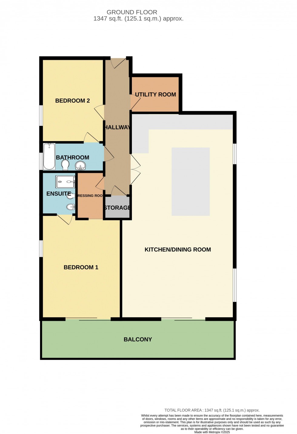 Floorplan for Robin Hill, Ilkley