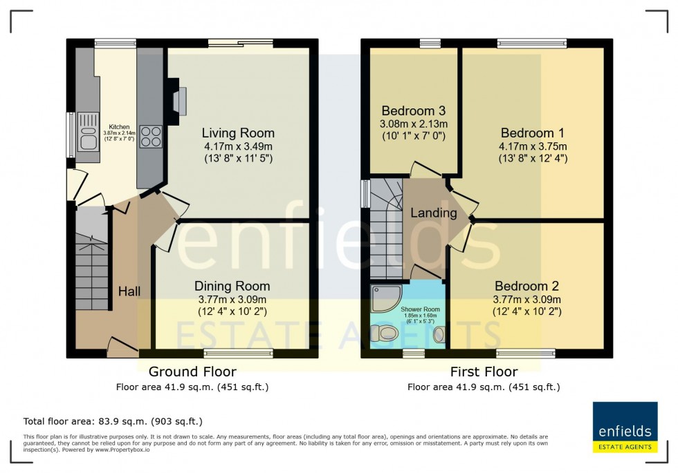 Floorplan for Queens Road, Lower Parkstone