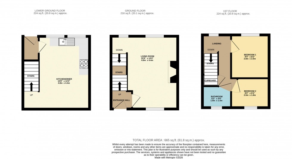 Floorplan for Goit Side, Luddendenfoot