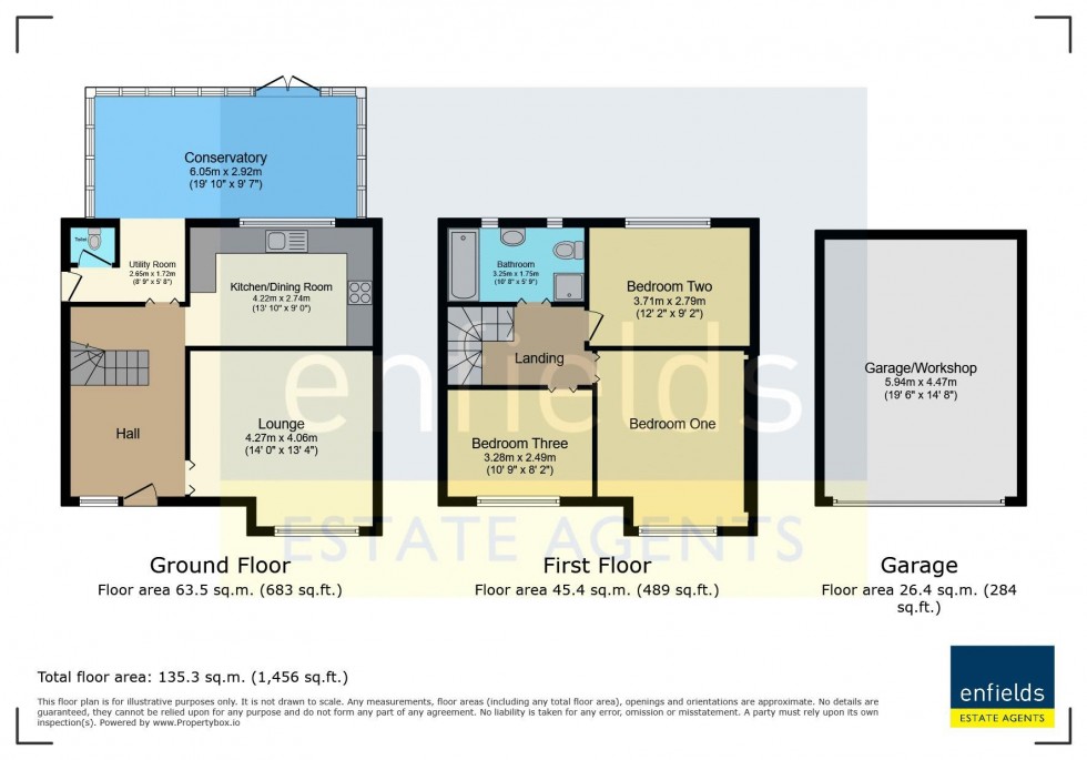 Floorplan for Turbary Road, Poole
