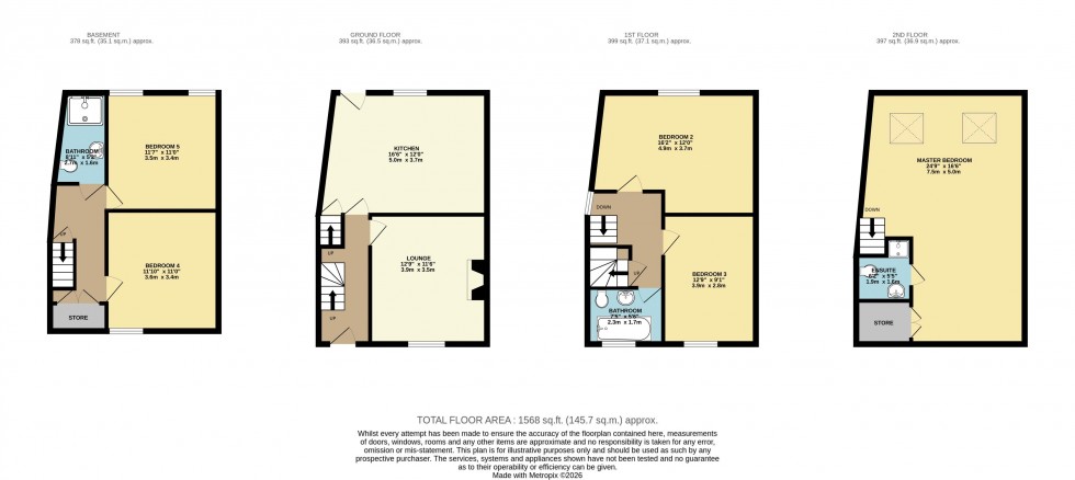 Floorplan for Booth Street, Burley In Wharfedale