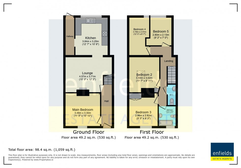 Floorplan for Winton, Bournemouth