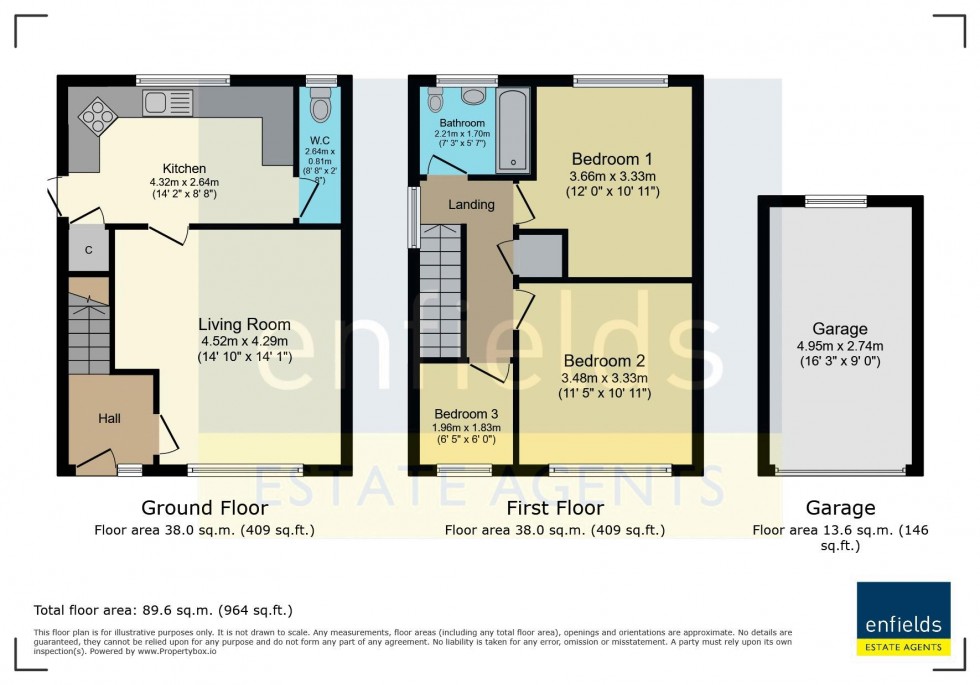 Floorplan for Glencoe Road, Poole