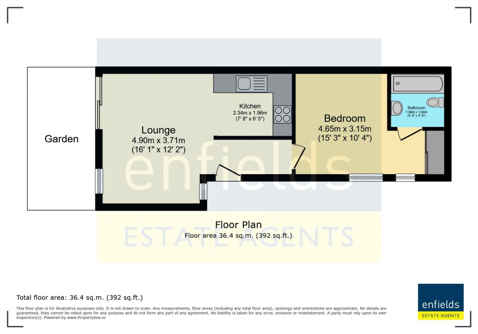 Floorplan for Markham Road, Bournemouth