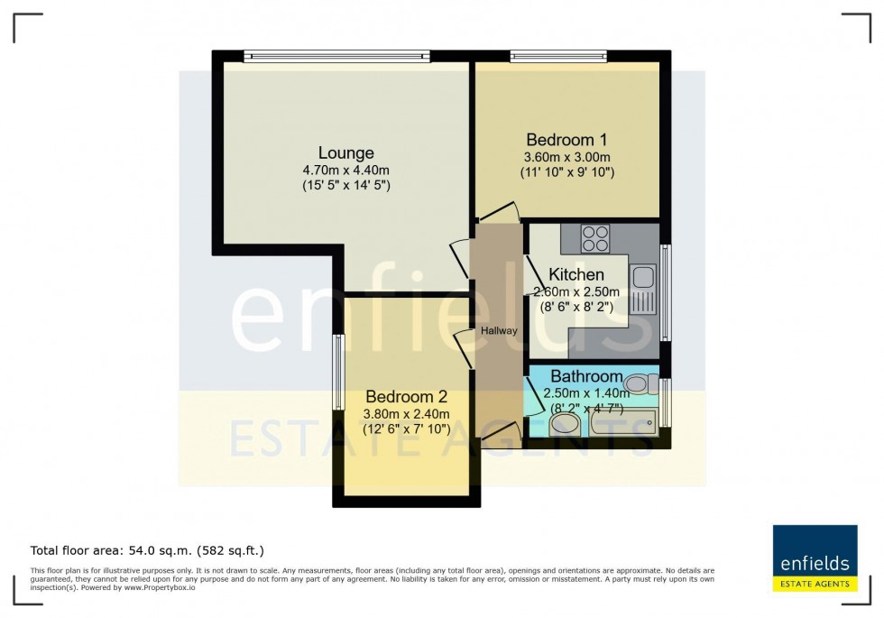 Floorplan for Culross House, Wellington Road, Bournemouth