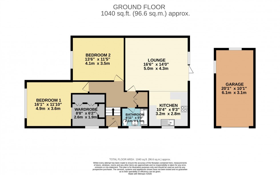 Floorplan for Greenside Lane, Cullingworth