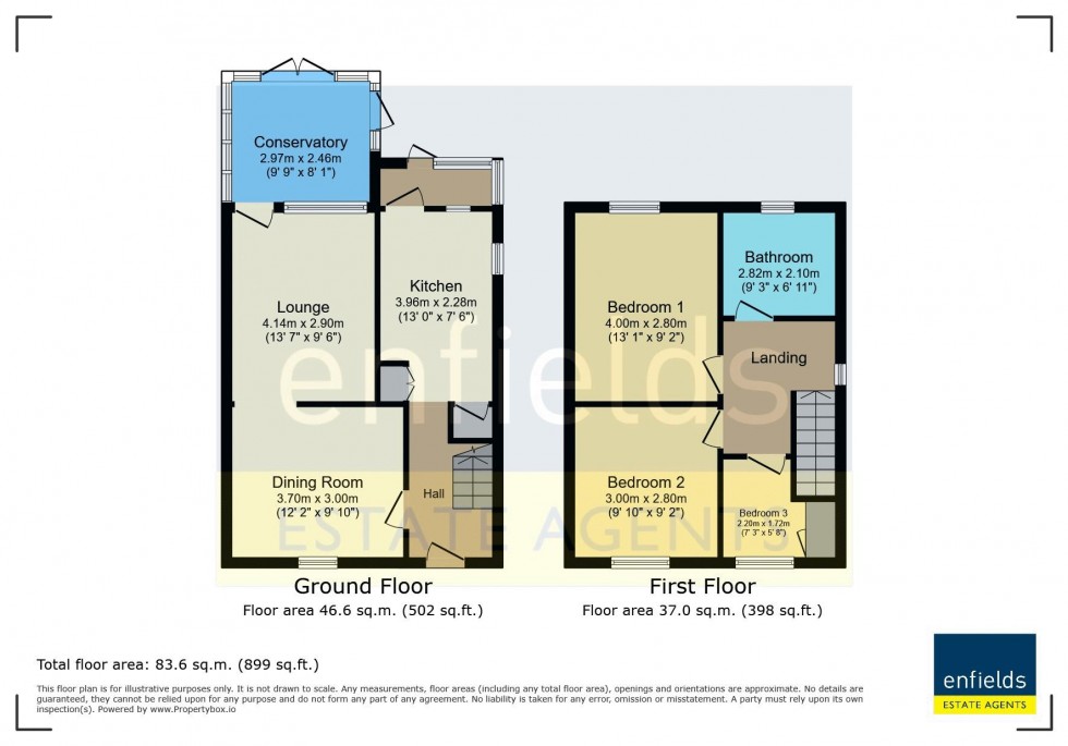Floorplan for Glencoe Road, Poole