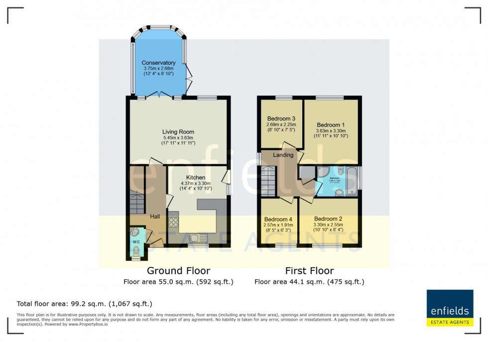 Floorplan for Sylmor Gardens, Bournemouth