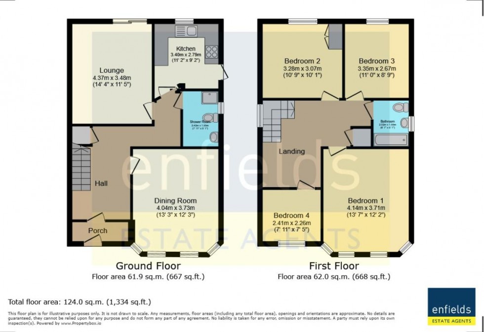 Floorplan for King Edward Avenue, Bournemouth