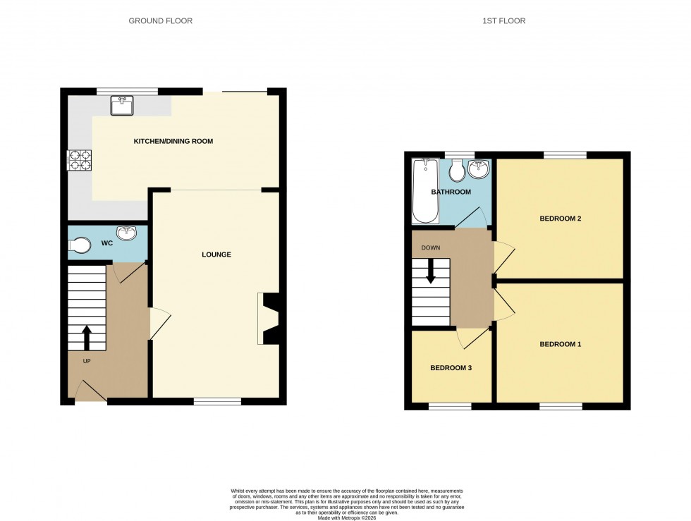 Floorplan for South Hill Drive, Gilstead