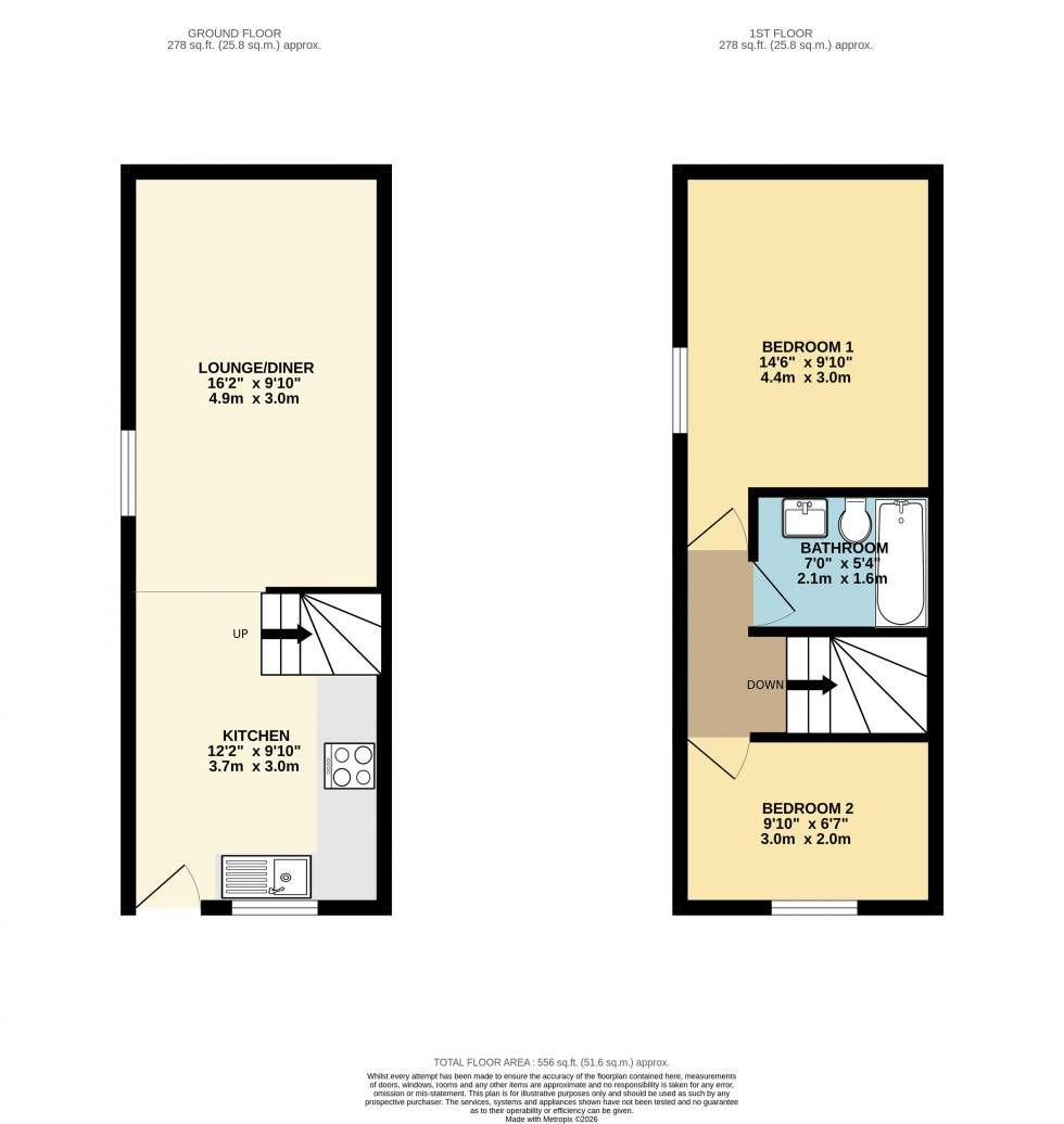 Floorplan for Goose Eye, Oakworth