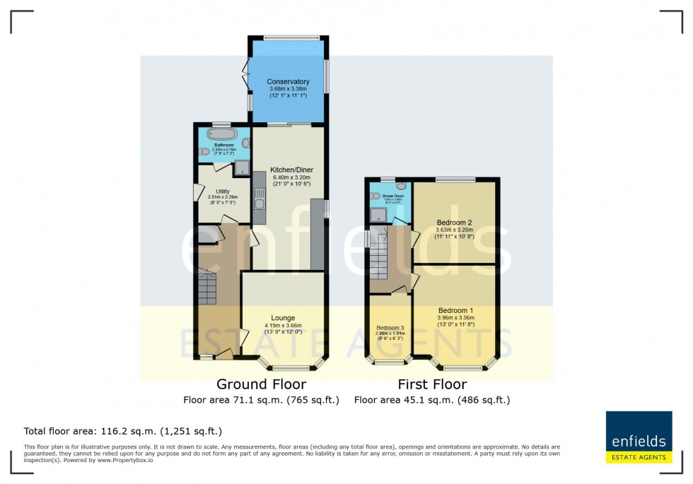 Floorplan for Victoria Avenue, Bournemouth